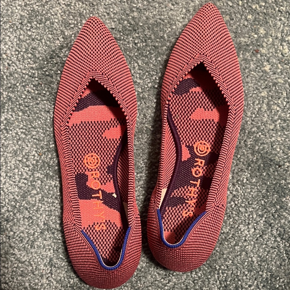 Rothy’s pink flats